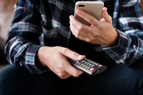 controle de televisão