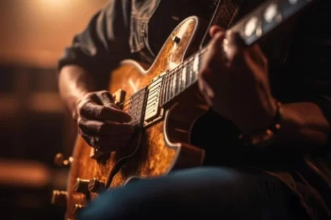 É possível aprender a tocar guitarra sozinho? Confira os melhores apps ( Imagem: Freepik)