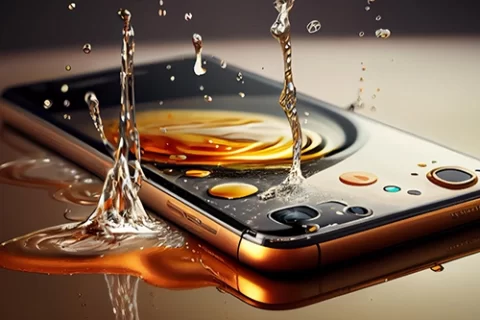 Tirar água do celular