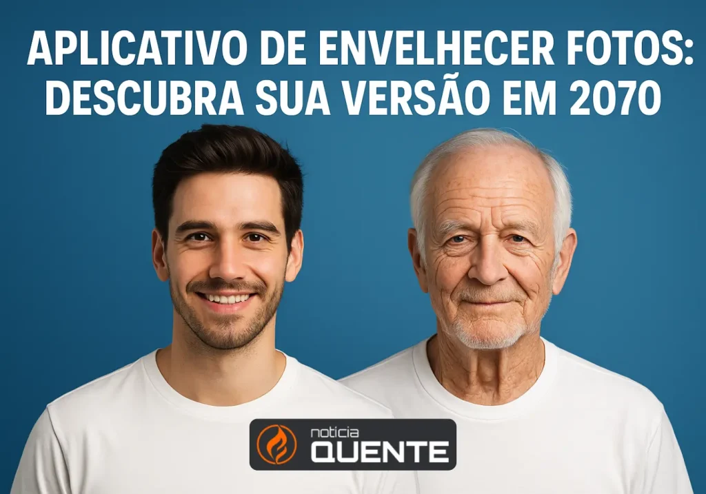 Aplicativo de envelhecer fotos: descubra sua versão em 2070 - Noticia Quente