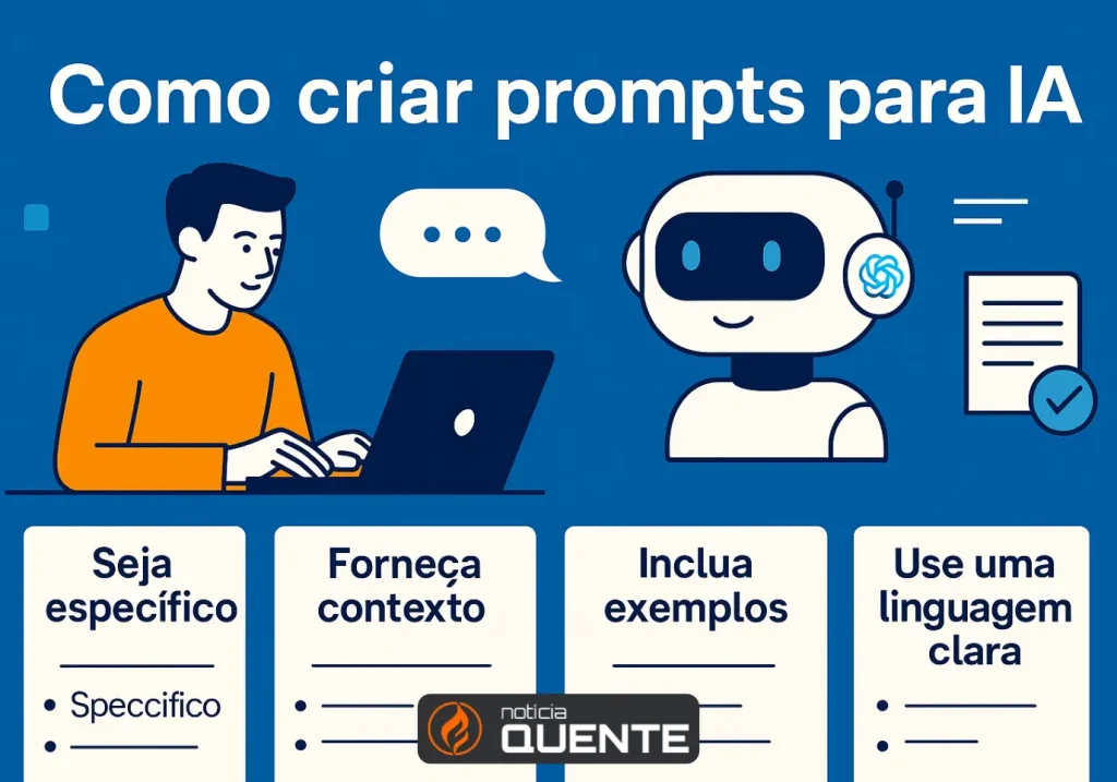 Como criar prompts para IA que geram respostas incríveis - Noticia Quente