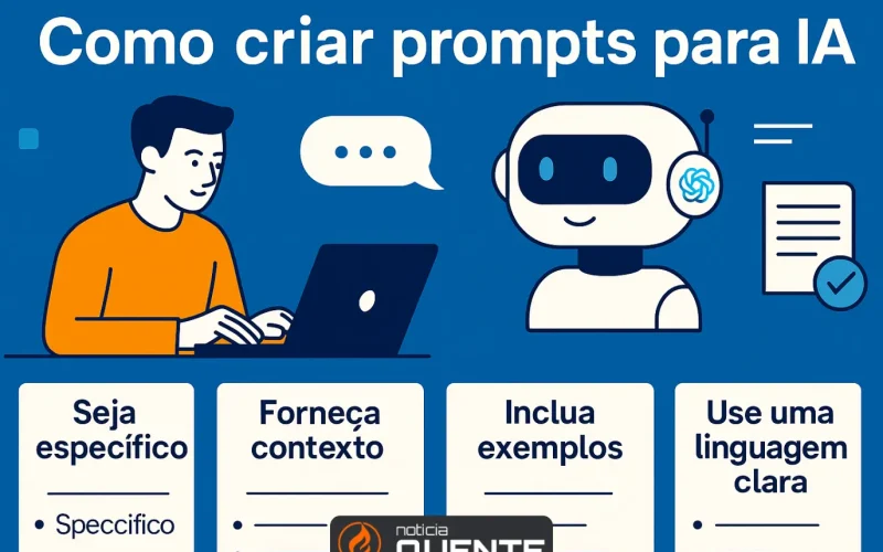 Como criar prompts para IA que geram respostas incríveis - Noticia Quente